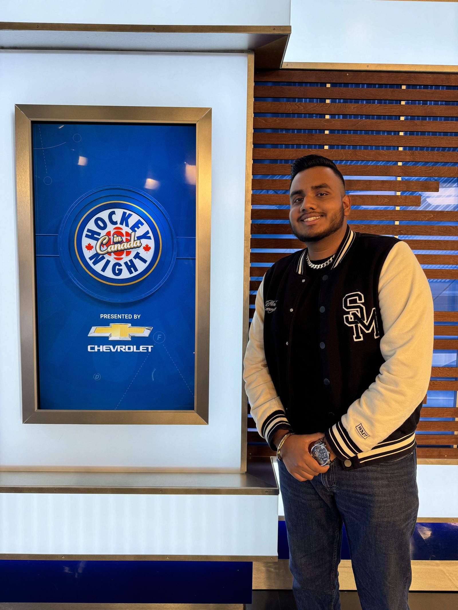 Lalli with Hockey Night in Canada: Punjabi Edition