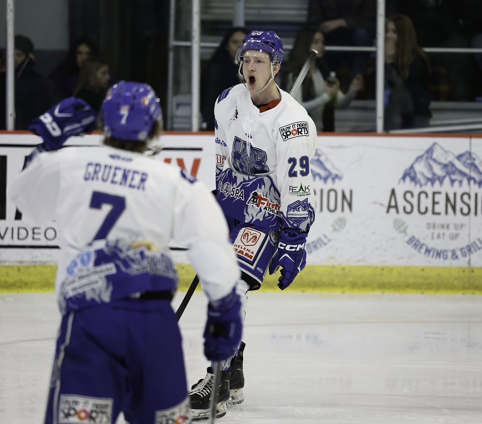 A big play for Helena Bighorns (Photo: Kiera Marshall)