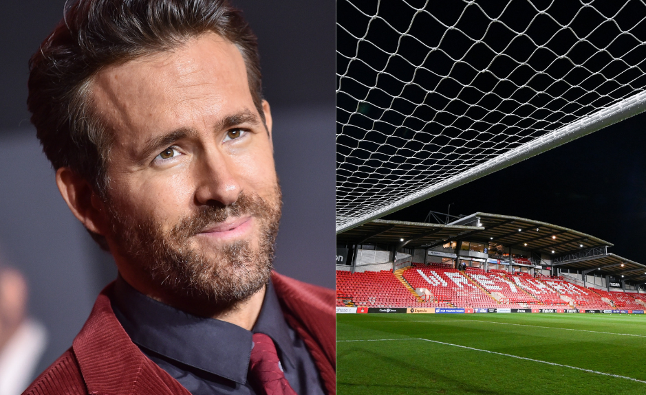  Reynolds and the Wrexham FC Stadium, The Racecourse Ground (Photo: Think Forward/Skema Business School) 