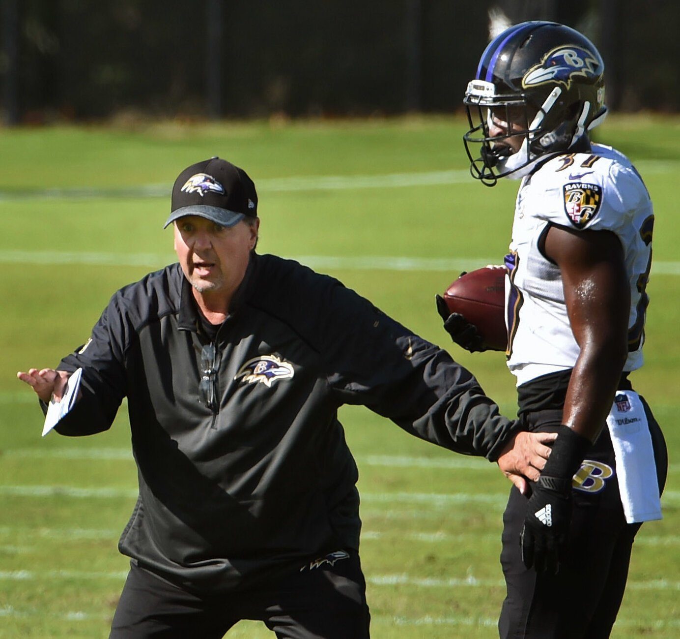  Mornhinweg  with the Baltimore Ravens 