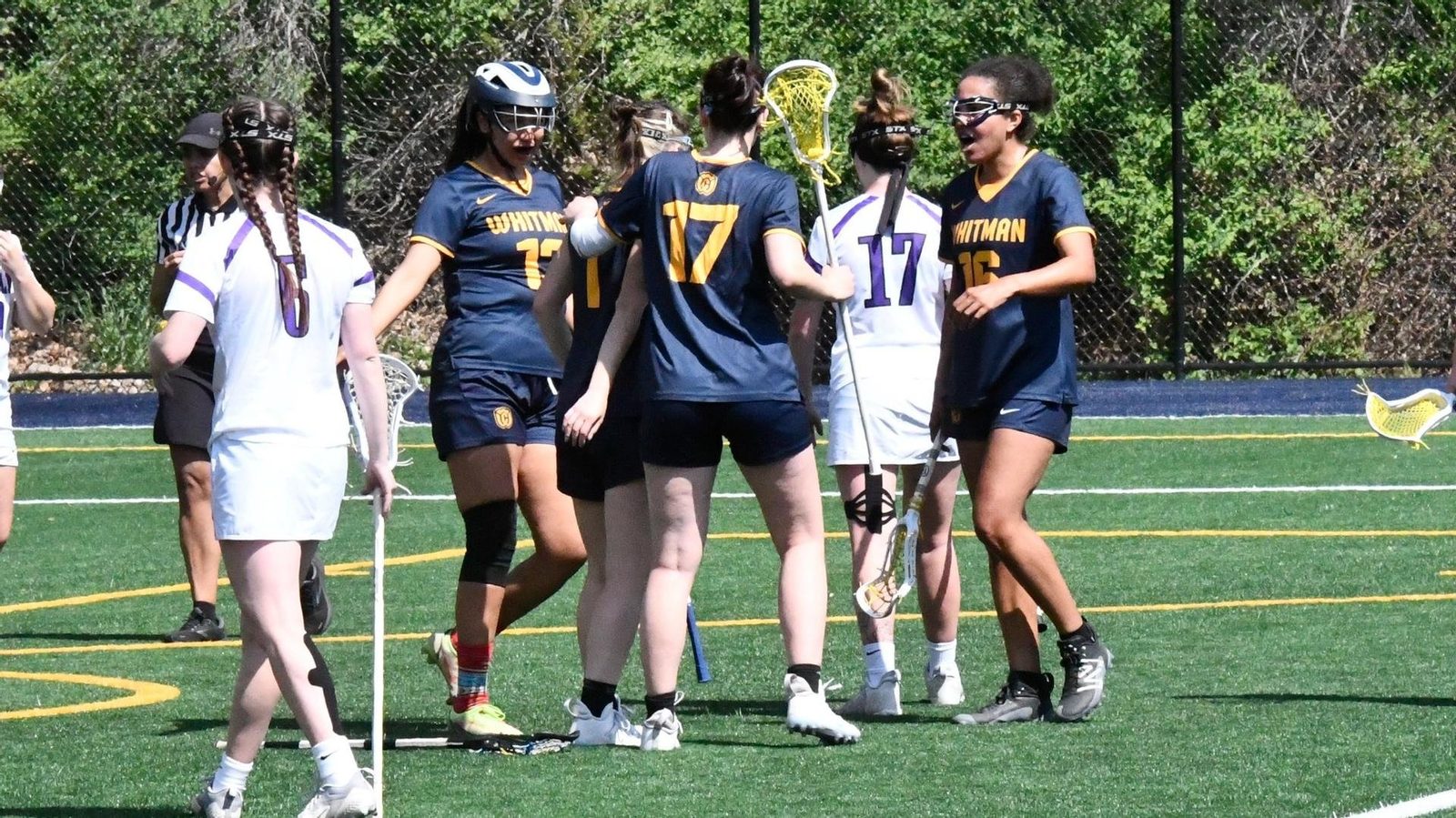  Whitman in a win this season against Linfield University (Photo: Whitman Athletics) 