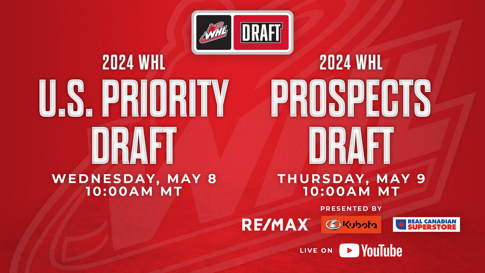  Western Hockey League Set to Host 2024 U.S. Priority and Prospects Drafts This Week (Photo: WHL) 